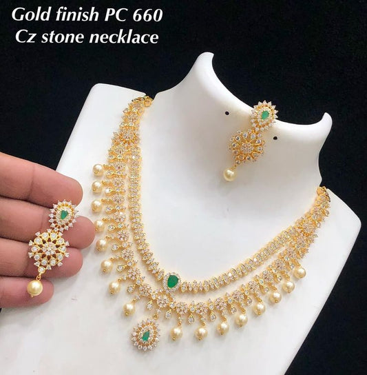 Emerald Elegance Necklace set